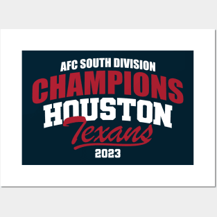 Texans 2023 AFC South Champs Posters and Art